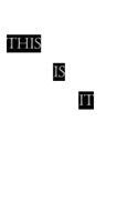 Eric Troels Wiberg - this is it, Häftad. Tillgänglighet: Lägg i varukorg