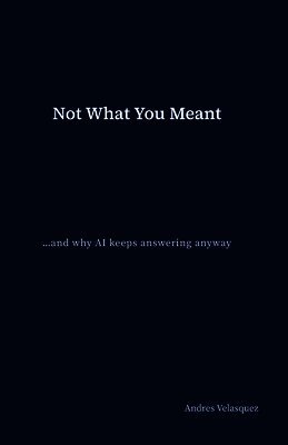 Not What You Meant: ...and why AI keeps answering anyway