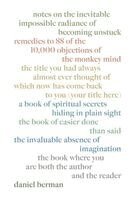 Daniel Berman - The Book With 8 Titles, Häftad
