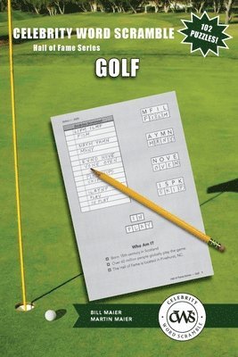 bokomslag Celebrity Word Scramble Hall of Fame Series Golf