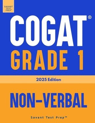 bokomslag COGAT Grade 1 Non-Verbal: Three Practice Tests - Level 7