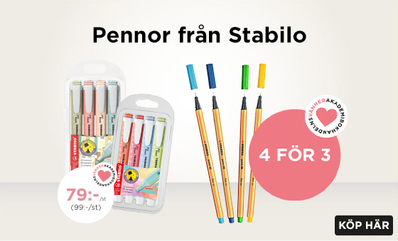 Pennor från Stabilo
