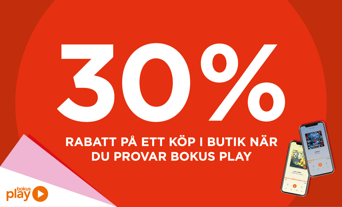 Testa Bokus Play, få 30% rabatt i butik