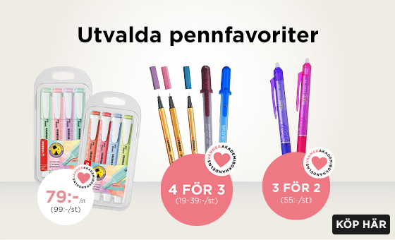 Utvalda pennfavoriter