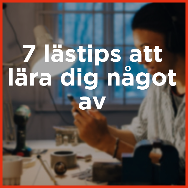 Boktips att lära dig något av 