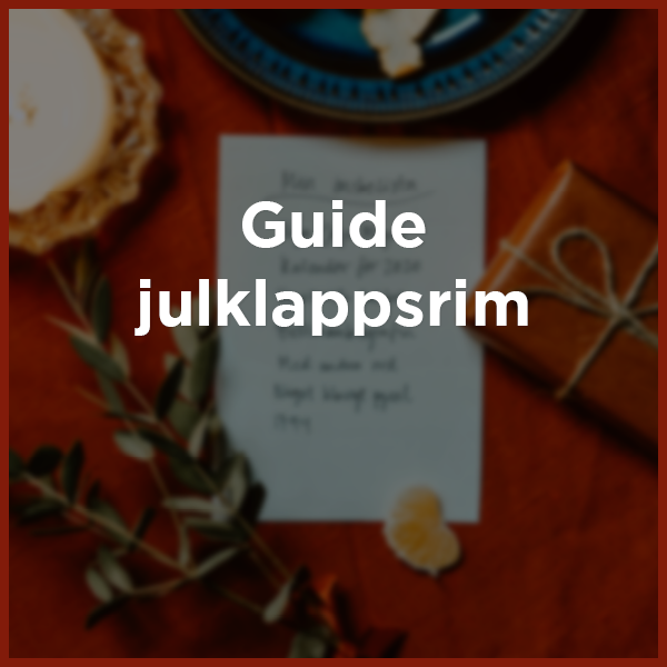 Guide julklappsrim